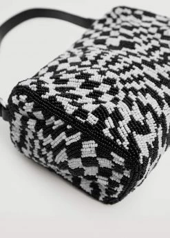 Mango Beaded Baguette Bag Black -Mango Bags Sales Store unnamed file 957
