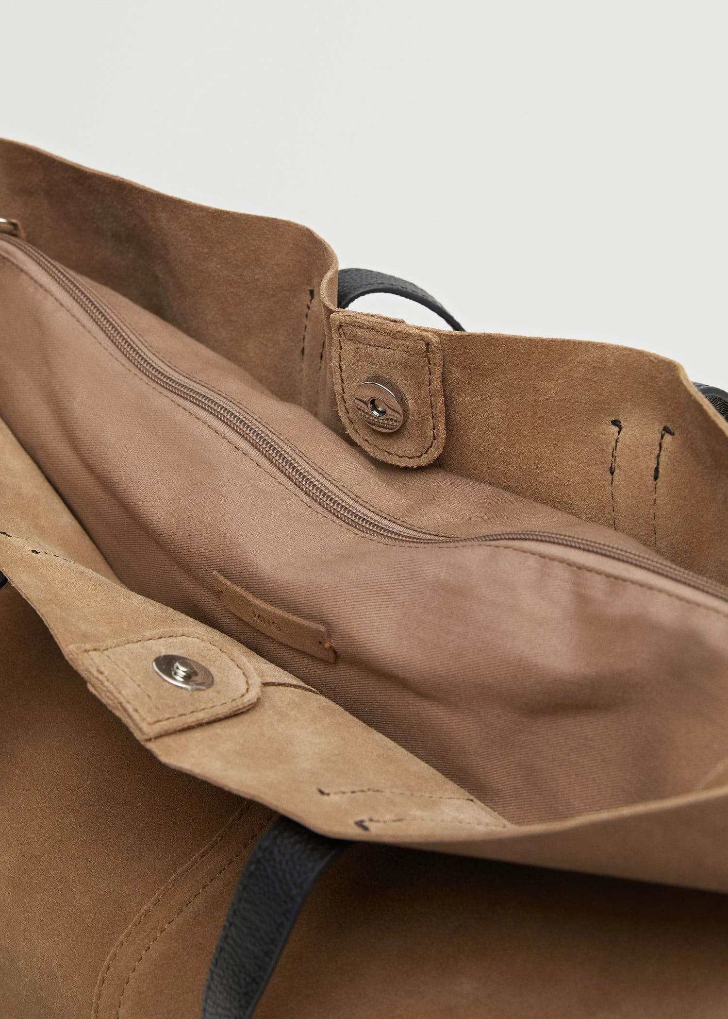 Mango Leather Shopper Bag Tobacco Brown 3 Mango Leather Shopper Bag Tobacco Brown - Image 3