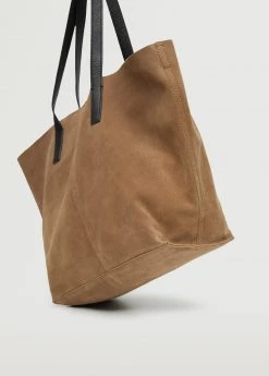 Mango Leather Shopper Bag Tobacco Brown 9 Mango Leather Shopper Bag Tobacco Brown -Mango Bags Sales Store unnamed file 974