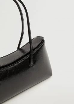Mango Double Handle Baguette Bag Black -Mango Bags Sales Store unnamed file 981