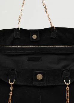 Mango Leather Shopper Bag Black 9 Mango Leather Shopper Bag Black -Mango Bags Sales Store unnamed file 988