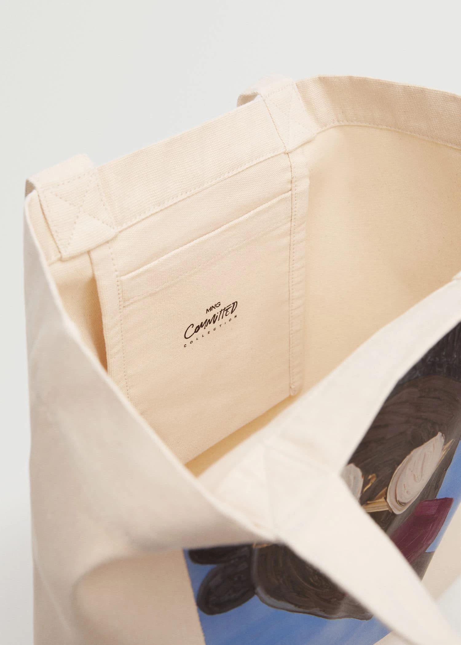 Mango Women's Day Bag Ecru 5 Mango Women's Day Bag Ecru - Image 5